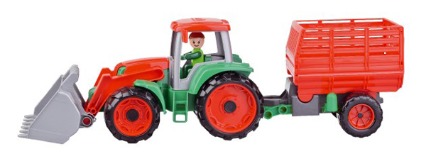 Detský traktor s prívesom LENA Truxx 53cm