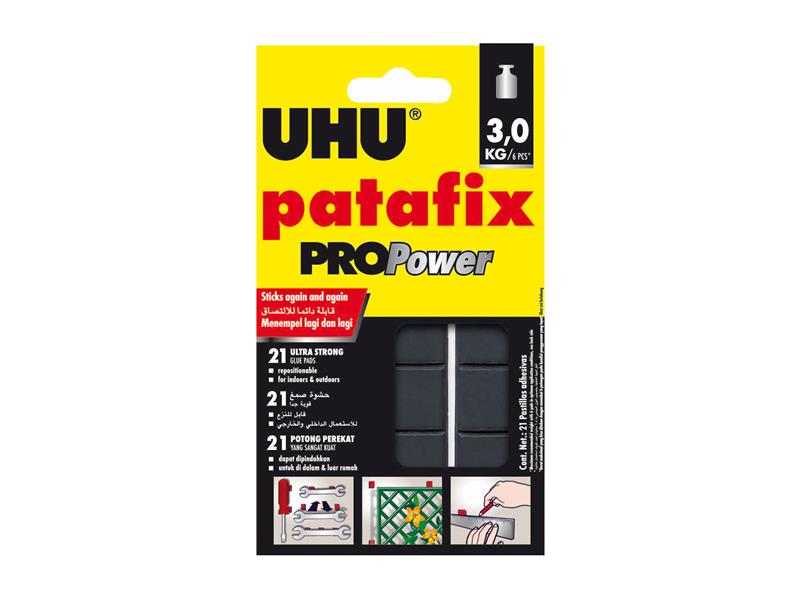 UHU Patafix ProPower lepiaca guma čierna