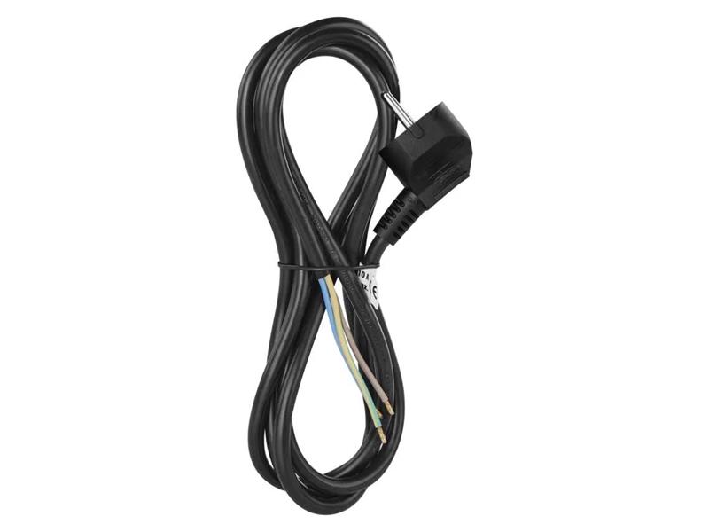 EMOS | S18312 | Flexo šnúra PVC 3× 1,0mm2, 2m, čierna