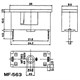 Fuse-clip (printed circuit) 5x20mm with cover II.