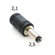 Reduction DC adapter 5,5x2,1mm / 5,5x2,5mm