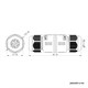 Cable connector 5 x 4 mm2 WW004