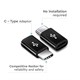 Redukce USB micro - USB C V-TAC VT-5149 černá