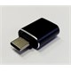 Redukcia USB A - USB C, čierna