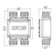 Cable connector GCC007  450V, 4x5-9mm, IP68 H2/2