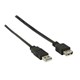 Kabel 1x USB 2.0 A konektor - 1x USB 2.0 A zdířka 3m VALUELINE VLCP60010B30