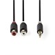 Kabel Jack 3,5mm stereo/2x Cinch 0,2m NEDIS CABW22250AT02