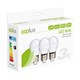 Bulb LED E27  6W miniGLOBE white warm ECOLUX SOLIGHT WZ432-3 3pcs