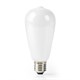Smart LED žárovka E27 5W teplá bílá NEDIS WIFILF11WTST64 WiFi Tuya