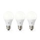 Smart LED žiarovka E27 9W teplá biela NEDIS WIFILW32WTE27 WiFi Tuya sada 3ks