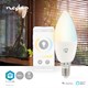 Smart LED bulb E14 4.9W white NEDIS WIFILRW10E14 WiFi Tuya