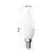 LED bulb E14 2,2W Classic candle white warm EMOS ZQ3E01