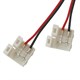 Solderless connector for LED strip 5050, 5630 30,60LED/m 10mm with wire