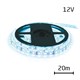 LED pásek 12V 3528  60LED/m IP20 max. 4.8W/m bílá studená - ice blue (cívka 20m)