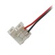 Solderless connector for LED strips 3528 30,60LED/m with a width of 8mm with wire, waterproof IP68