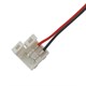 Solderless connector for LED strips 5050 30,60LED/m with a width of 10mm with wire, waterproof IP6