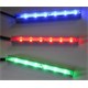Clips LED on glass RGB 4x 10 cm + adapter + remote control
