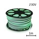 LED neon flexi rope 230V 120LED/m 12W/m green 1m