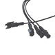 Kábel pre LED pásik rozbočovacie pre svietiace káble a pásky, 1x3, 30cm