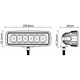 Light for working machines LED T759, 10-30V/18W