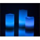 Vosková LED svíčka 3ks možnost změny barvy RETLUX RLC 33