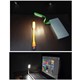 Svítidlo lampička LED USB ohebná oranžová