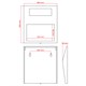 Solar luminaire DPM SBT01B with house number