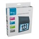 Solar luminaire DPM SBT01B with house number