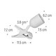 DPM R3T-4W-W 4W clip-on lamp