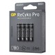 Battery AAA (R03) rechargeable 1,2V/800mAh GP Recyko Pro  4pcs