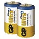 Battery D (R20) alkaline GP Ultra Plus Alkaline  2pcs