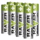 Battery AA (R6) alkaline RAVER  8pcs