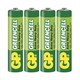 Battery AAA (R03) Zn-Cl GP Greencell  4pcs