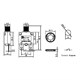 Nadprúdový tepelný istič ST-1 250VAC/10A alebo 32VDC/10A