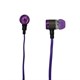 Earphone flat cable purple