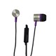 Earphones Grundig with microphone purple