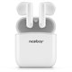 Bluetooth headphones NICEBOY Hive Beans White