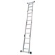 Aluminum ladder FIELDMANN FZZ 4107 multifunction
