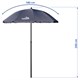 Parasol CATTARA 13490 Terst