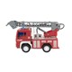 Dětské hasičské auto na setrvačník TEDDIES se zvukem a světlem 20 cm