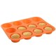 Mold for baking muffins ORION 32,5x25x3cm Orange