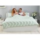 Blanket and 2x pillow DORMEO ADAPTIVE GO MINT double bed set 200x200cm