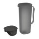 Jug with lid ORION Pearl 1,8l Black