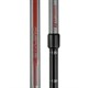 Trekking poles SPOKEY EKVILIBRO 1 pair with accessories silver-red