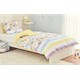 Bed linen DORMEO OWLS yellow 200x200cm