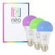 Smart LED bulb E27 9W RGBW IMMAX NEO 07712C WiFi Tuya set of 3