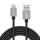 Kábel KRUGER & MATZ KM1262 Basic USB/USB-C 0,5m Black