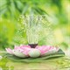 Solar fountain GARDEN OF EDEN 11224B Pink water lily