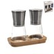Set of spice grinders with tray ORION 13,6cm