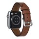 SmartWatch ARMODD Squarz 9 Pro Silver with brown leather strap